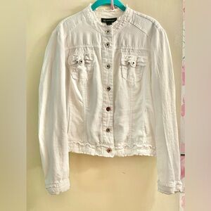 INC White Linen Jacket
SIZE LARGE